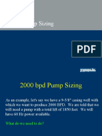 Basic Pump Sizing