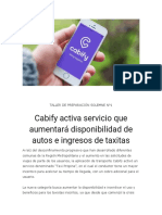 Taller 1 Caso Cabify