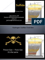 Hydrogen Sulfide Overview: The Nose Does NOT Always Know