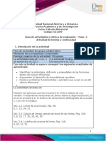 Guía de Actividades y Rúbrica de Evaluación - Unidad 2 - Paso 2 - Actividad de Límites y Continuidad