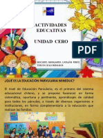 Unidad Cero Actividades Educativas Julio