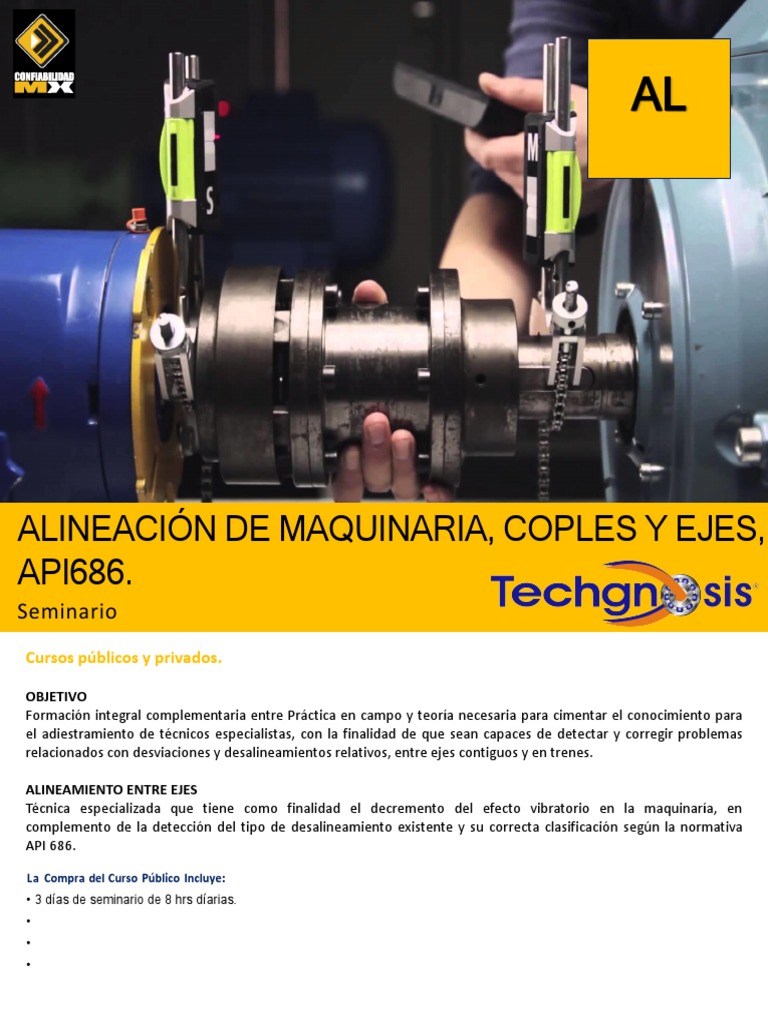 Alineación de Maquinaria según API 686 | PDF