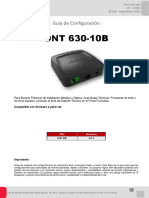 NT - 630-10B - Configuración Utilizando Las OLTs LD3008, LD3016, LD3032, G4S, G8S y G2500