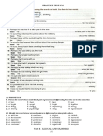 Practice Test 27-6: II. Identify The Word Whose Stressed Pattern Is Different From That of The Others