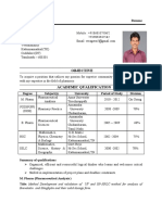 Veeramni M Pharm Resume