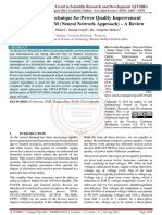 Optimization Technique For Power Quality Improvement Using DSTATCOM Neural Network Approach - A Review