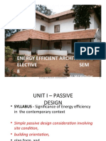 Energy Efficient Architecture Elective Sem 8