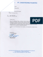 Surat SPH PT. Daekyeong Plantec