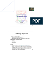 Learning Objectives: Plumbing Systems