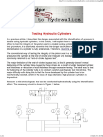 Hydraulic Cylinder Testing