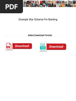 Example Star Schema For Banking