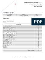 Packing List Dyits Air Cargo 2 - Box 04 - CMB 04