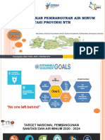 Paparan Pokja Ampl - Kebijakan Pembangunan Air Minum 0 Sanitasi NTB