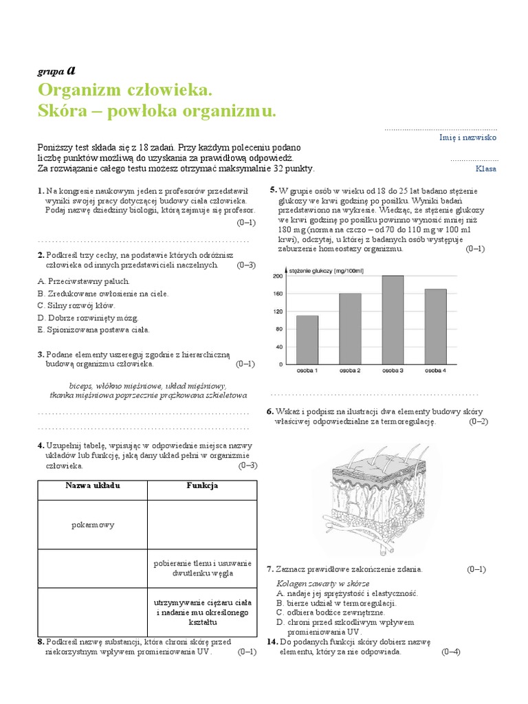 Biologia Klasa 7 Nowa Era Sprawdziany Pdf