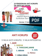 Implementasi Pendidikan Anti Korupsi Pada Sekolah Dasar