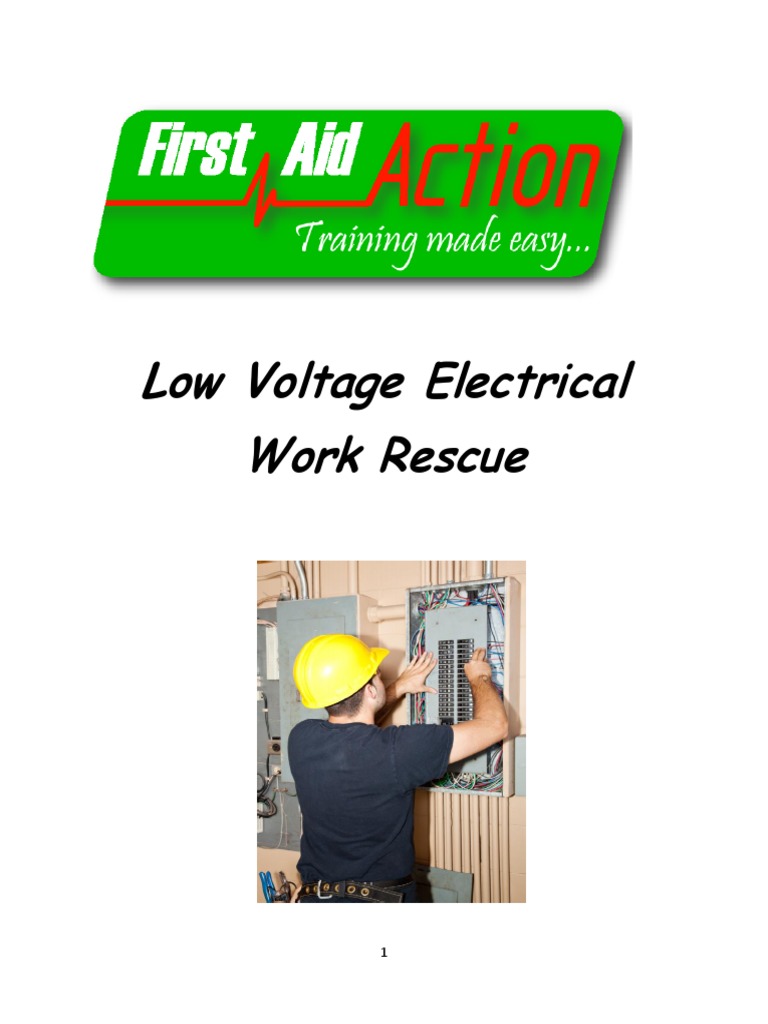 Low Voltage Rescue Procedure Guide | PDF | Burn | Cardiopulmonary ...