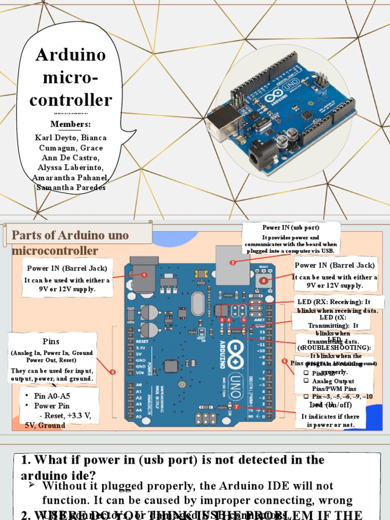 Arduino Uno Microcontroller Guide | PDF | Electrical Engineering ...