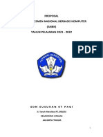 PROPOSAL ANBK 2021 - SDN Susukan 07 Pagi