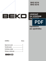 Usisivac Sa Vodenim Filterom BKS9216,9218