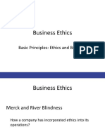 Basic Principles: Ethics and Business
