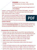 Contouring Contour: Def. The Line of Intersection of A Level Surface With The