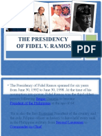 FVR Presidency: Domestic Policies and Controversies of Fidel Ramos