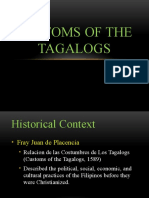 Customs of The Tagalogs