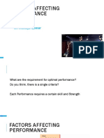 Factors Affecting Performance: Dr. Mustafa Qamar