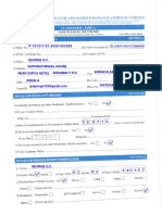 Star Health Claim Form Filled