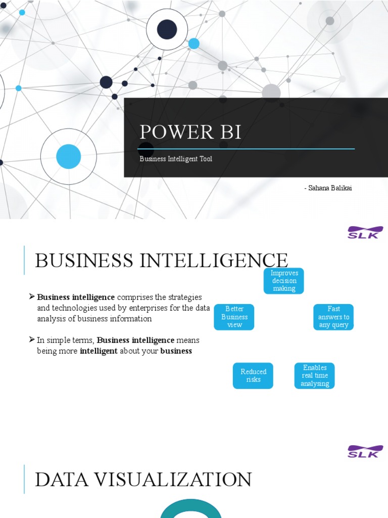 Power Bi: Business Intelligent Tool | PDF | Business Intelligence ...