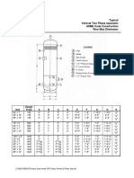 Vertical 2 Phase Separator