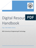 Digital Resources Handbook: Engr. Abul Kalam Library