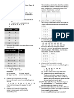 GCSE Cumulative Frequency, Box Plots & Quartiles