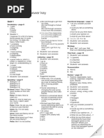 Coursebook Answer Key: Unit 1