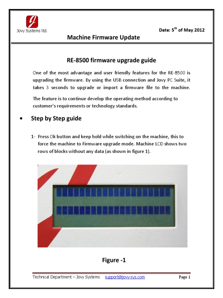 Firmware Update Guide Lines | PDF