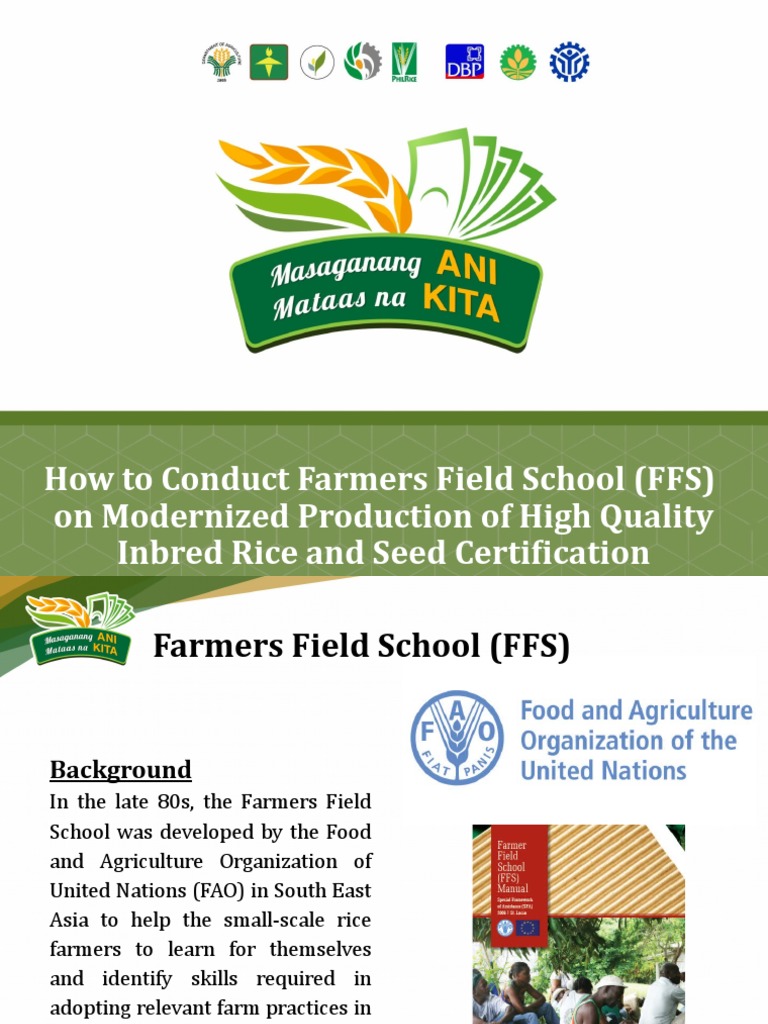 0 How To Conduct FFS | PDF | Rice | Agriculture