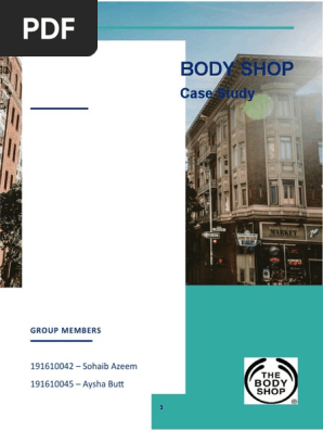 Body Shop - Case Study