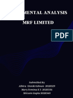 MRF Limited Fundamental Analysis