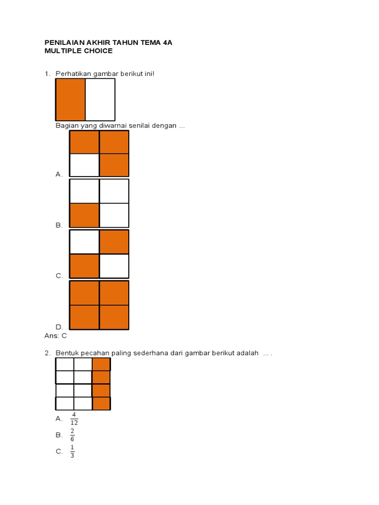 Soal Matematika Kelas4 Pdf