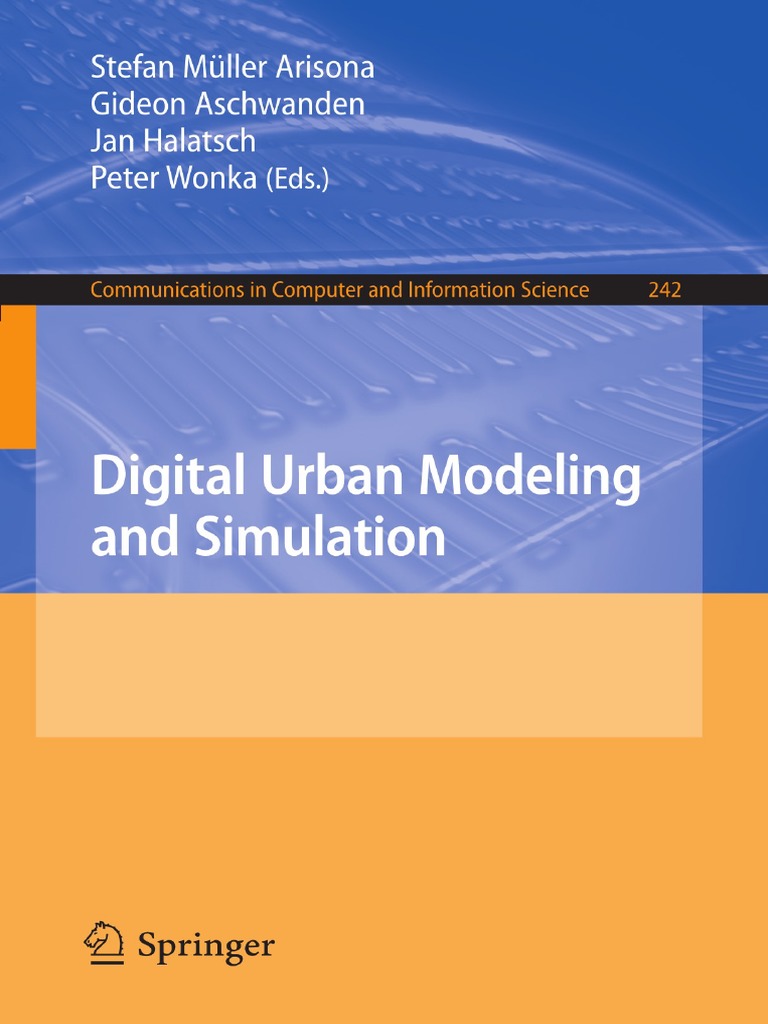 Digital Urban Modeling and Simulation | PDF | Sustainability