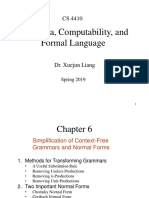 Automata, Computability, and Formal Language: Spring 2019