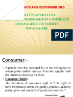 Consumer Rights and Responsibilities