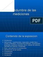 Incertidumbre de Las Mediciones Conceptos