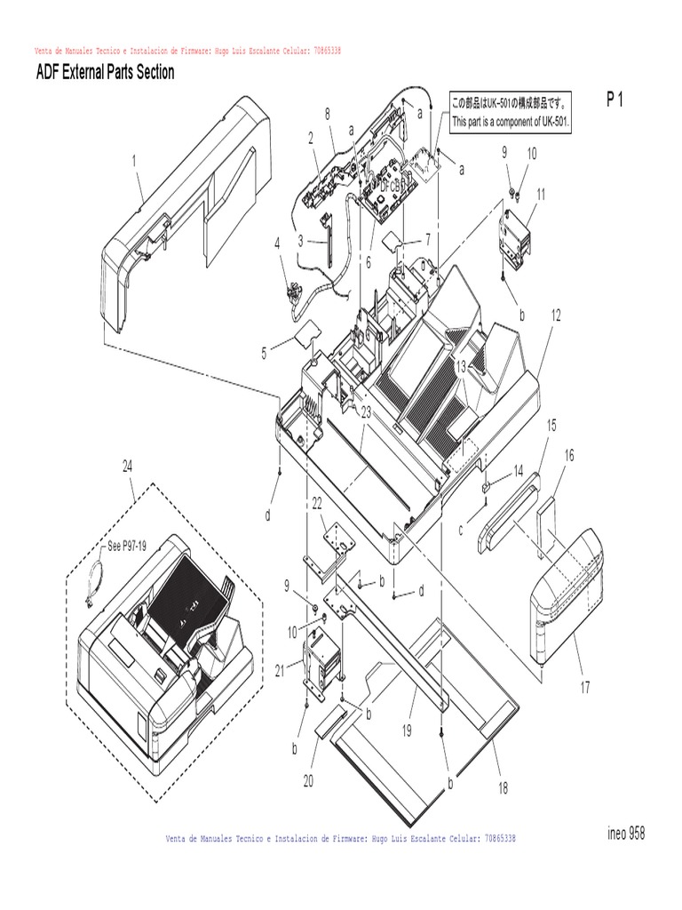 ADF Parts and Components Overview | PDF | Tools | Mechanics