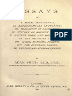 The Essays of Adam Smith