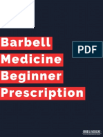 The Beginner Prescription