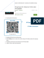 Tata Cara Registrasi Absen Fingerspot Io