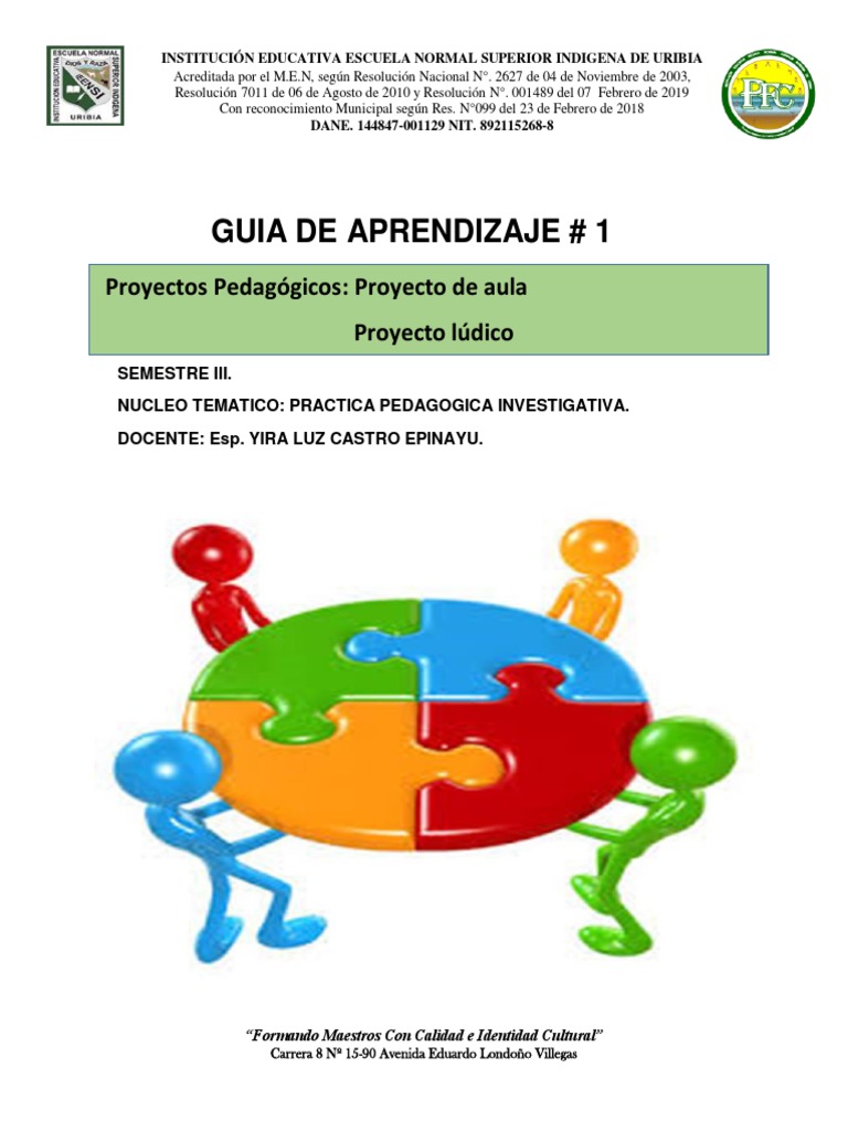 Guia 1 2 Practica | PDF | Plan de estudios | Evaluación