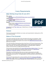 W3C Device API Privacy Requirements