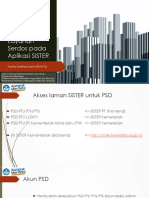 Panduan Layanan Serdos Pada Aplikasi SISTER (PSD-PTU) - 2021